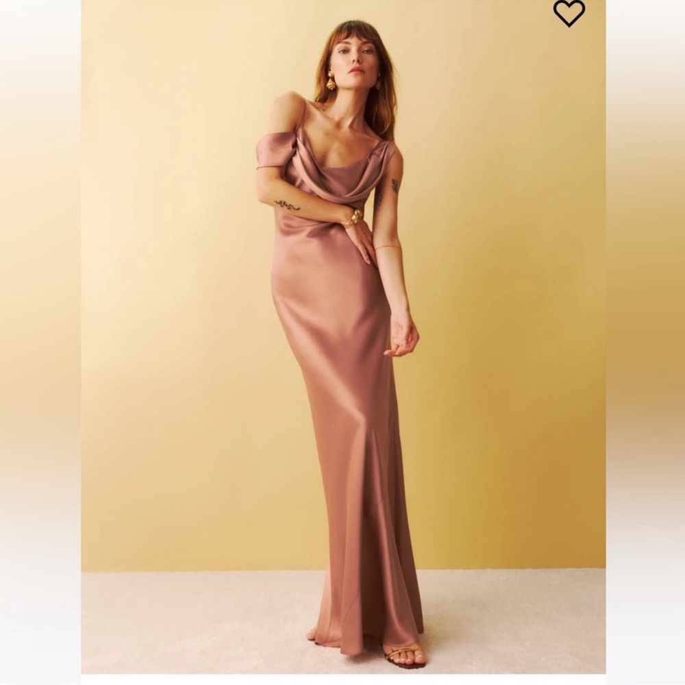 Reformation Ronda Silk Dress - Picture 2 of 4